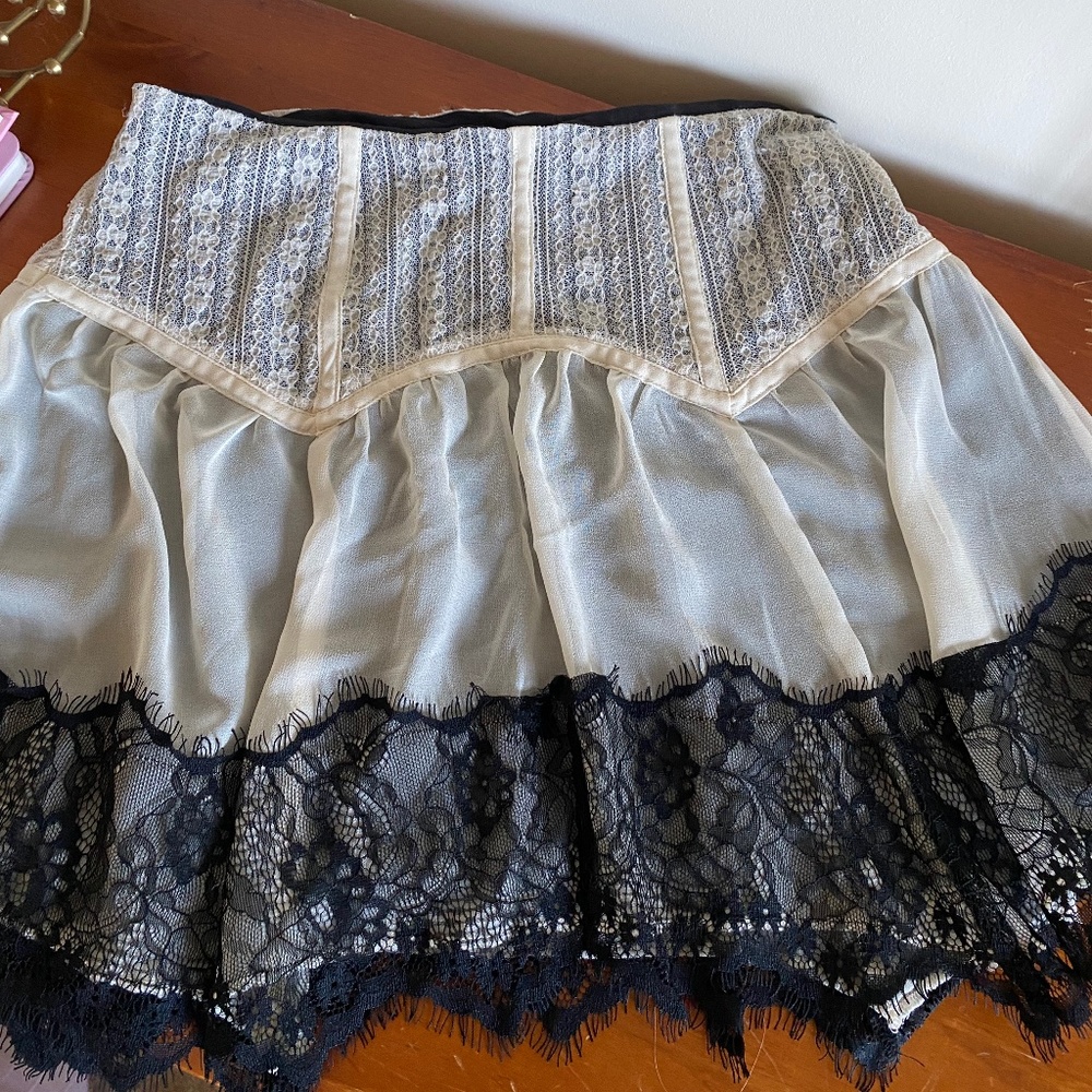 Lace Mini Skirt